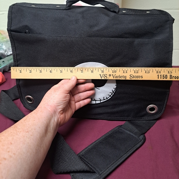 Nightmare Before Christmas Black Messenger Bag. - Picture 12 of 13
